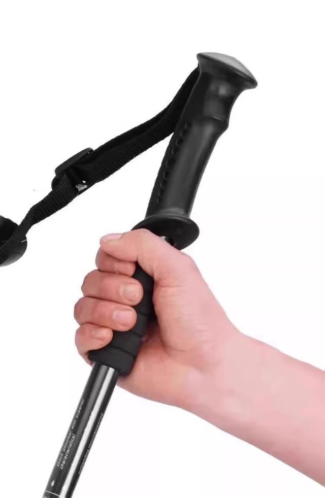 Hiking poles trekking poles ultralight telescopic folding outdoor hiking sticks walking sticks climbing gear non-slip hiking poles trekking poles