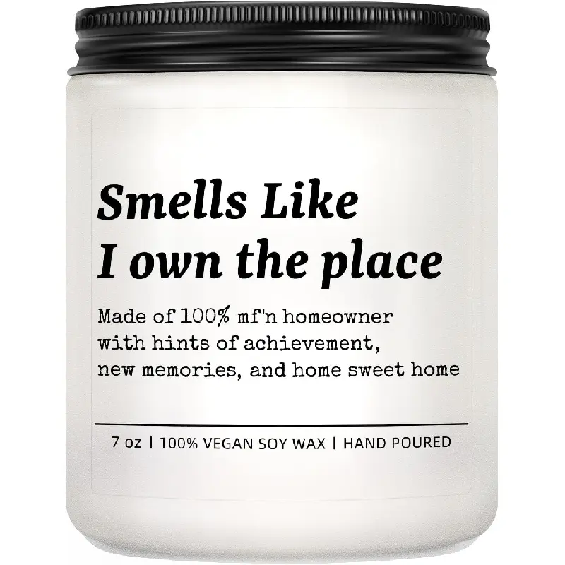 House Warming Gifts New Home, Housewarming Gift for Women, Men, Couple, New Homeowner - Home Essentials for New Home - Lavender Candles