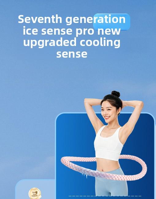 New Quiet Cooling Soft Spring weighted Hula Hoop with Laser Welding Technology for Fitness Yoga Training Indoor Use Multi-Functional Home Gym Equipment