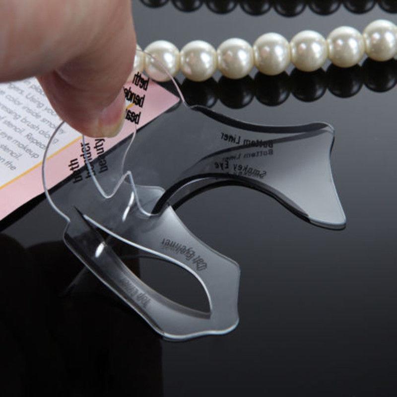 Apply Eyeliner Aid Card (1 Pair), Eye Liner Auxiliary Tool, Eye Makeup Templates for Women, Professional Makeup Tools for Daily Use