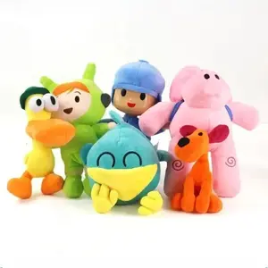 Hot cute plush toys Youyou Pocoyo childe plush Barto duck puppy Lula Aili elephant doll birthday gift holiday gift
