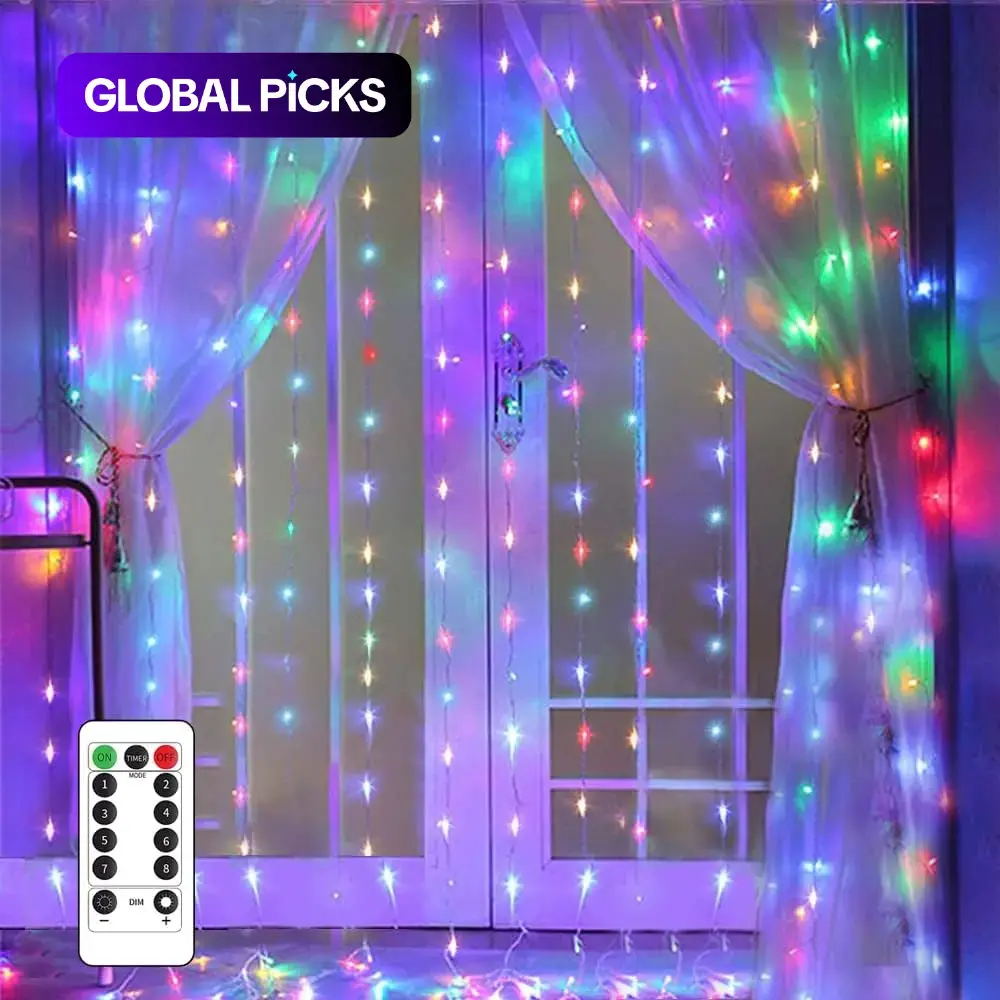 USB-Powered LED String Light, 1 Count RGB Color-Changing Creative Led String Light with 8 Lighting Modes, Decorative LED Lights for Bedroom, Garden, Party and Wedding, Ambient Lights, Led Strip Light, Led Lights Strips