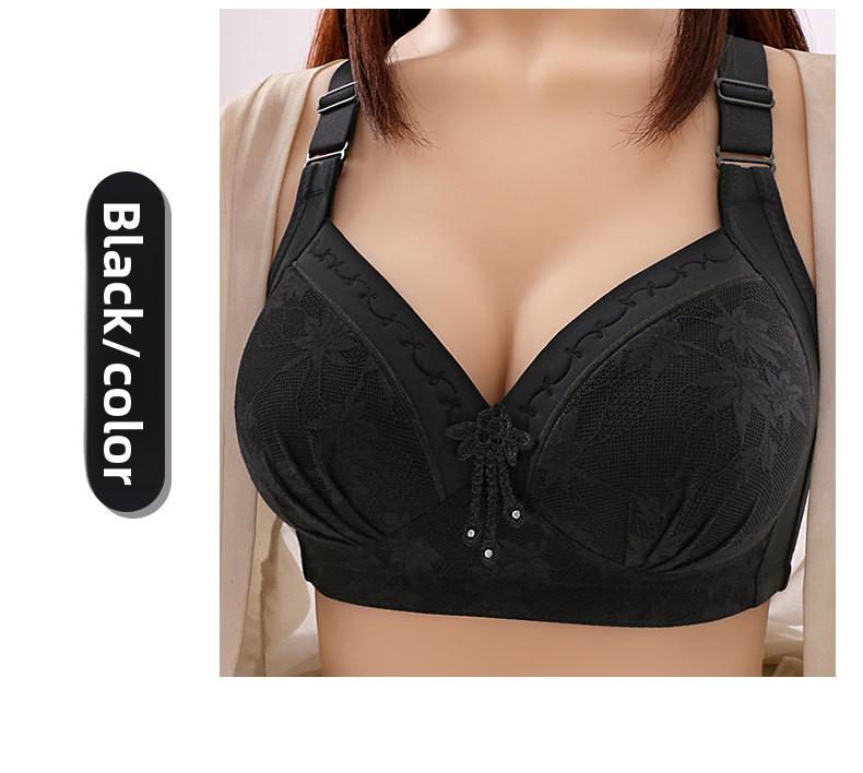 5 PCS/ 3PCS Elegant Lace Non-Wired Bra for Women Comfortable Push-Up Bralette Everyday Underwear Lift Support Breathable Lingerie T-Shirt Mother Fashion -RR