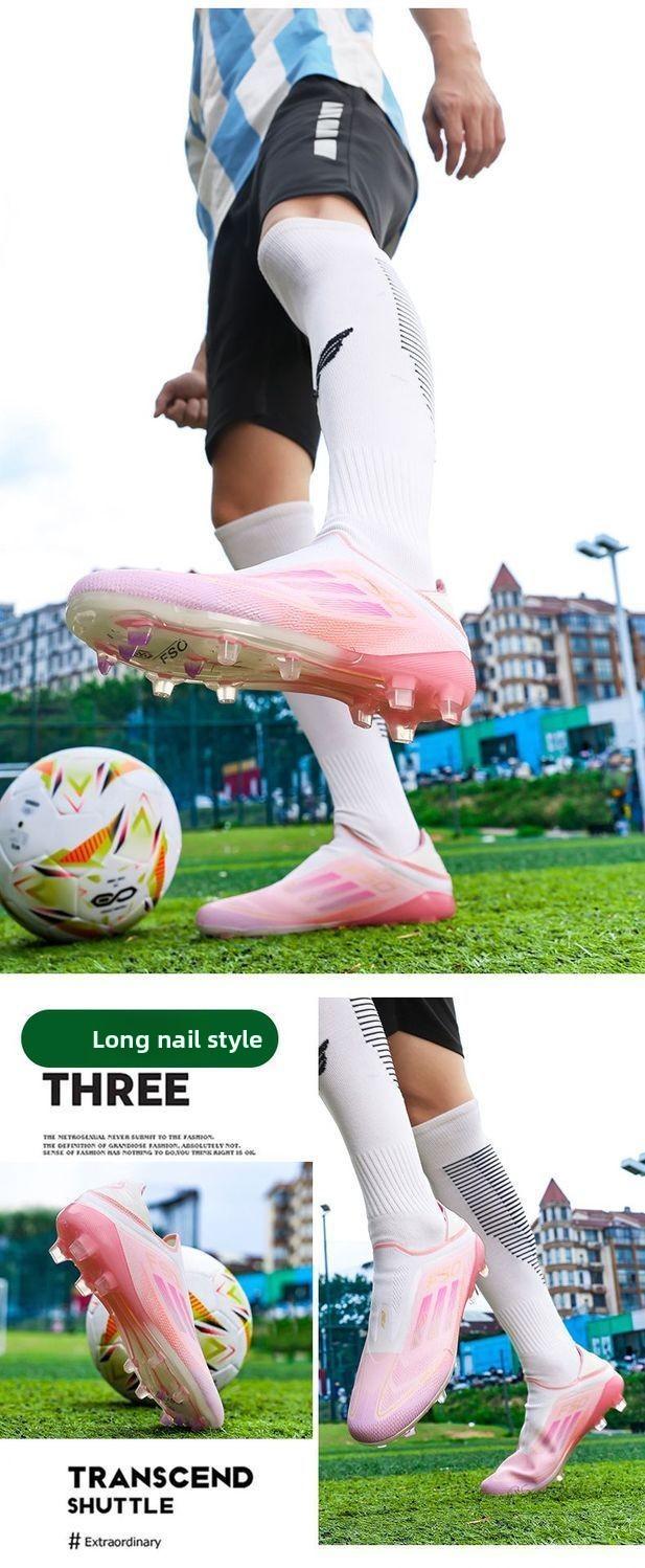 Football shoes for teenagers, student football shoes for both men and women, TF cleats, AG long spikes