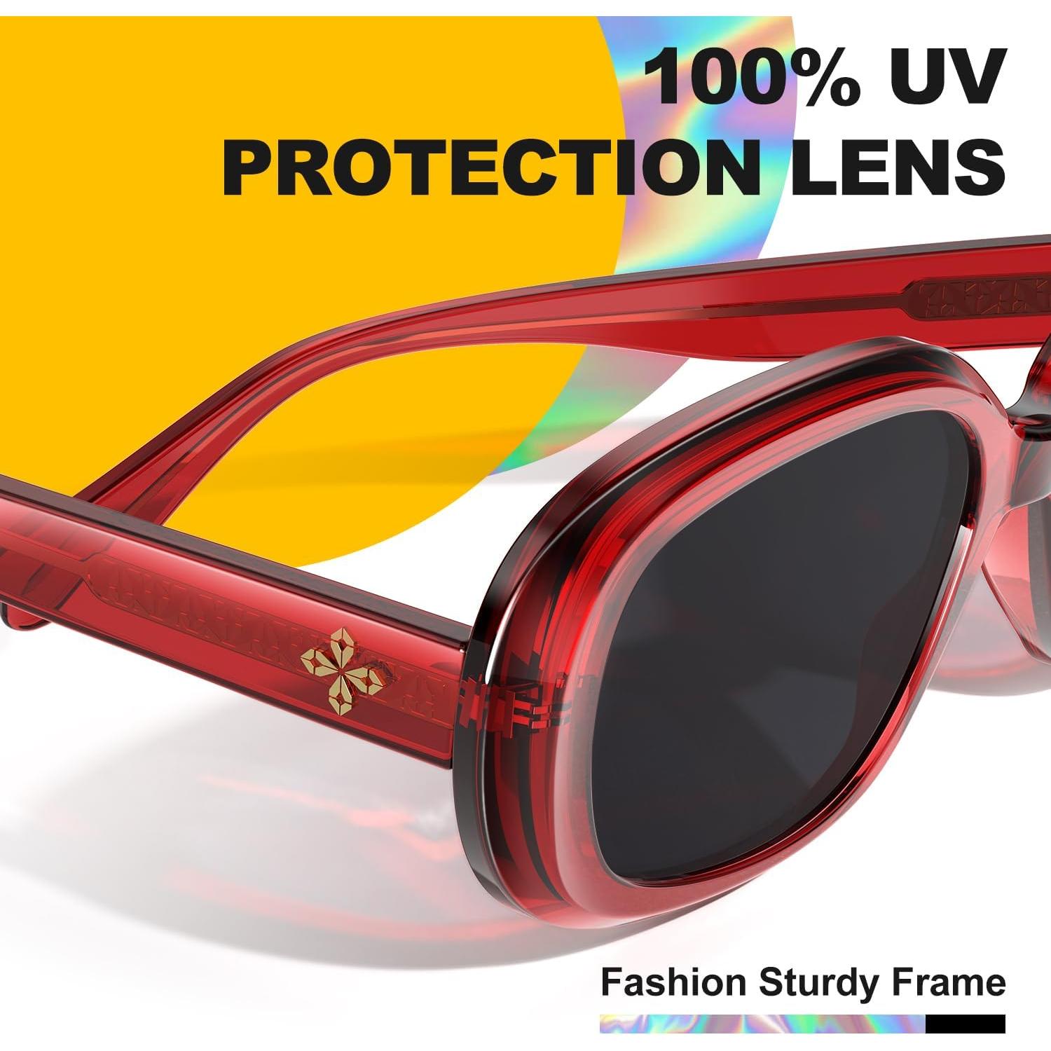 Oversized Oval Square Sunglasses Women Retro Vintage Huge Big Shades Large Frame Oval Round Jackie O Sunglasses Women Retro Large Square Sun  main image 3