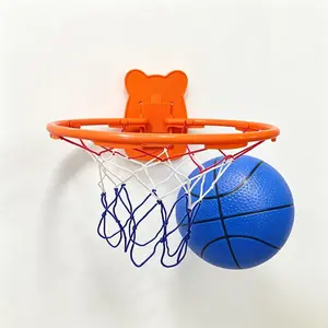 Weighted Quiet Indoor Basketball Set, Noiseless Basketball with Realistic Weight, Silent Rebound Ball with Hoop, Ideal for Training