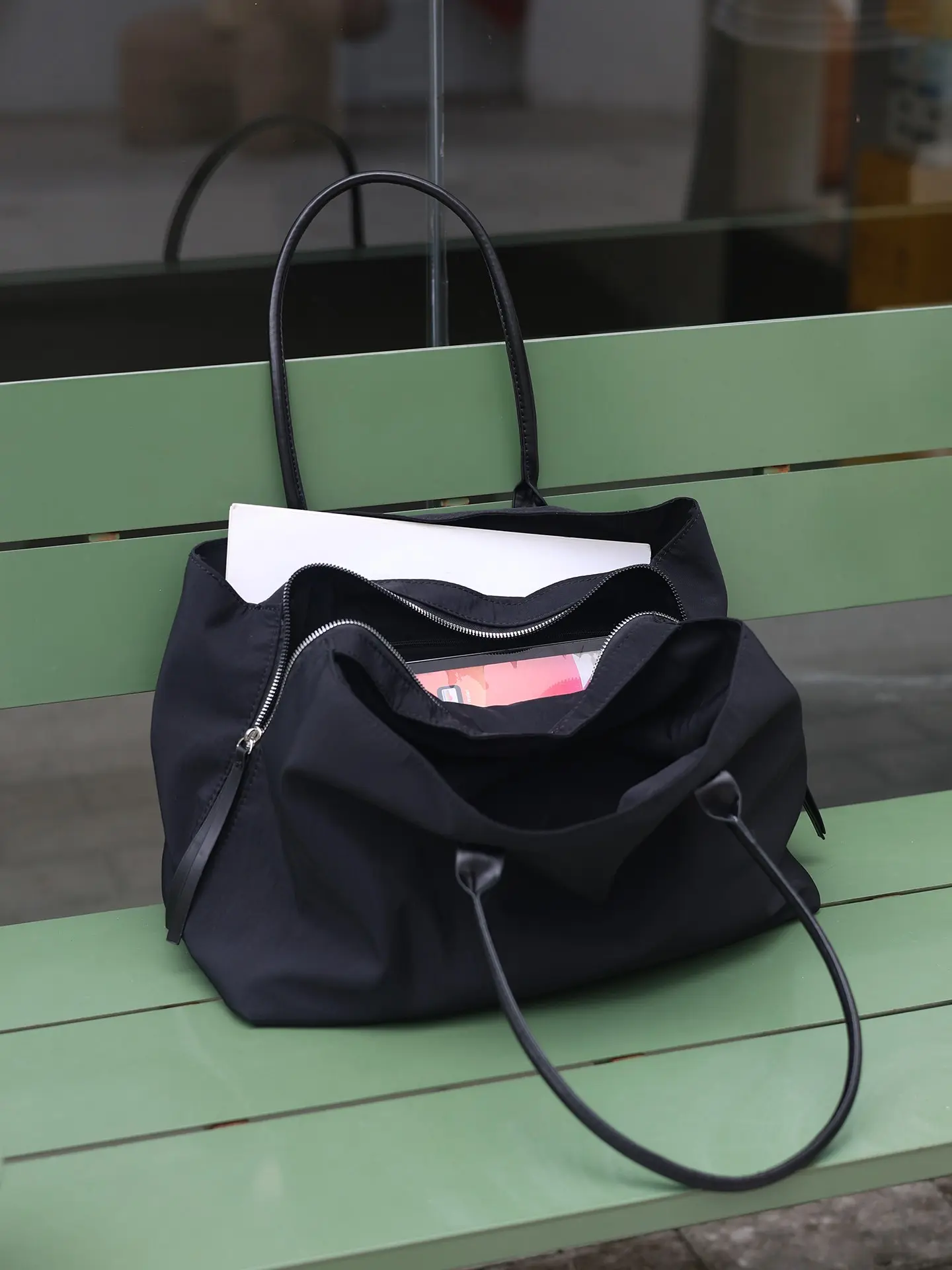 New 2026 Women's Nylon Tote Bag, Casual Korean Style, Lightweight Crossbody Shoulder Handbag, Ideal for Daily Use, Commute, Shopping, Travel