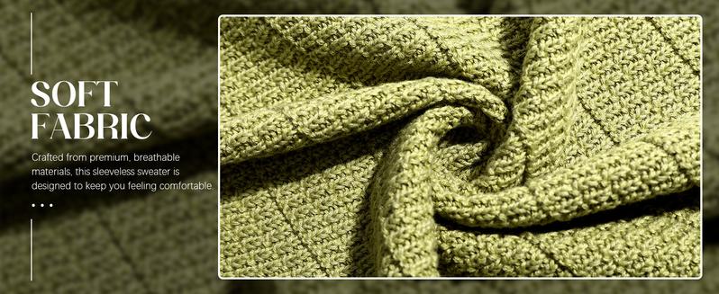 Saodimallsu Womens Sleeveless V Neck Sweater Vest Cropped Button Down Casual Loose Knit Summer Going Out Tops for Valentine's Day Collection