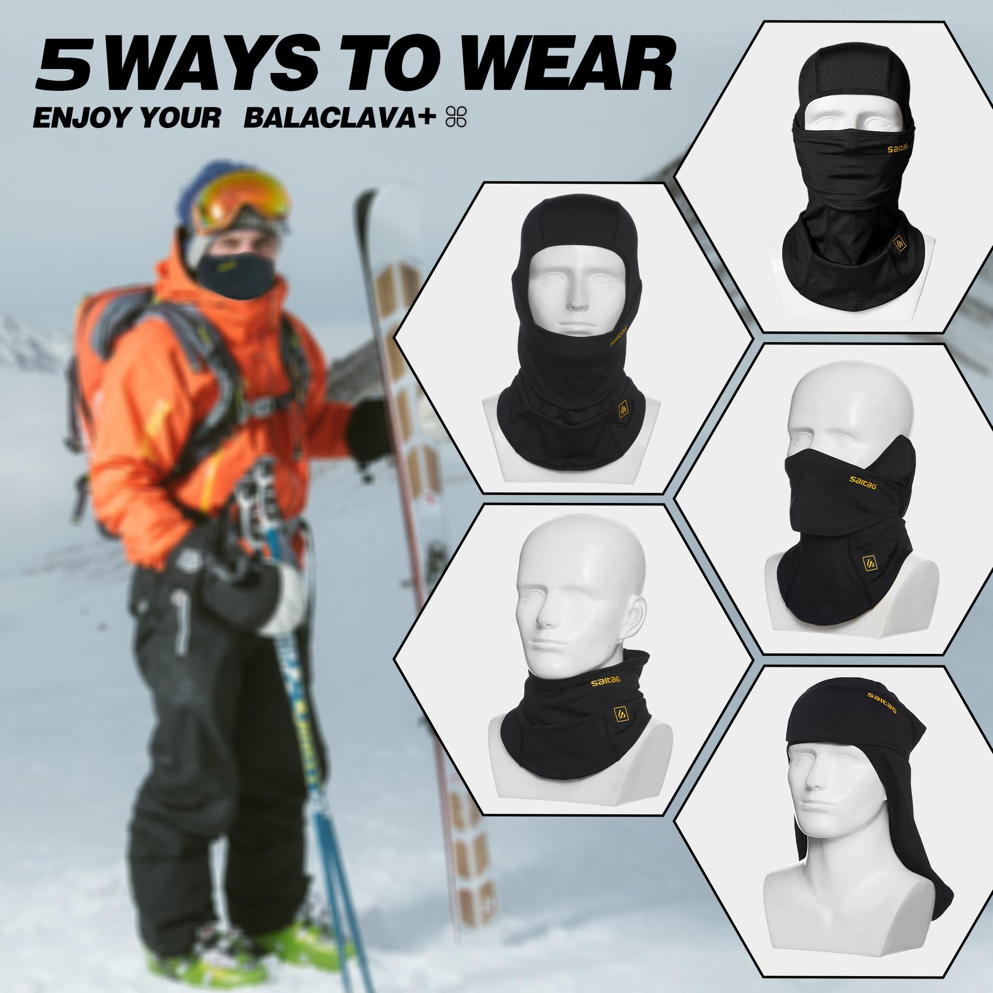 Balaclava Ski Mask, Breathable Full Face Coverage Face Mask, Suitable for Skiing and Outdoor Sports, Warm Wind and Cold Protection Mask, Protective Gear, Winter Essentials