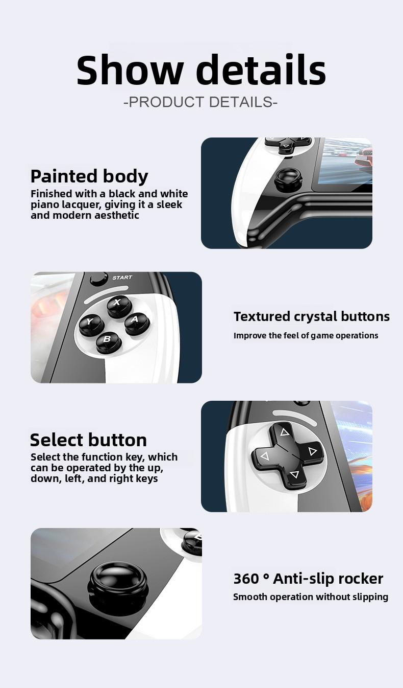 X9 Handheld Game Console 128GB – 5.5" HD Screen Portable Retro Gaming System with Built-in Games, 8+ Emulators Support, Game Boy/PSP/FC Classic Games, Perfect Gamer Stuff for Kids & Family Fun X9 Handheld Game Console 128GB – 5.5" HD Screen Portable Retro Gaming System with Built-in Games, 8+ Emulators Support, Game Boy/PSP/FC Classic Games, Perfect Gamer Stuff for Kids & Family Fun