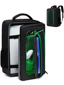 Ps5 Large Capacity Portable Multifunctional Travel Backpack, Fits Playstation5 Console, Controller, Game Discs, Laptop Travel Bag, Ideal for Gaming Gear