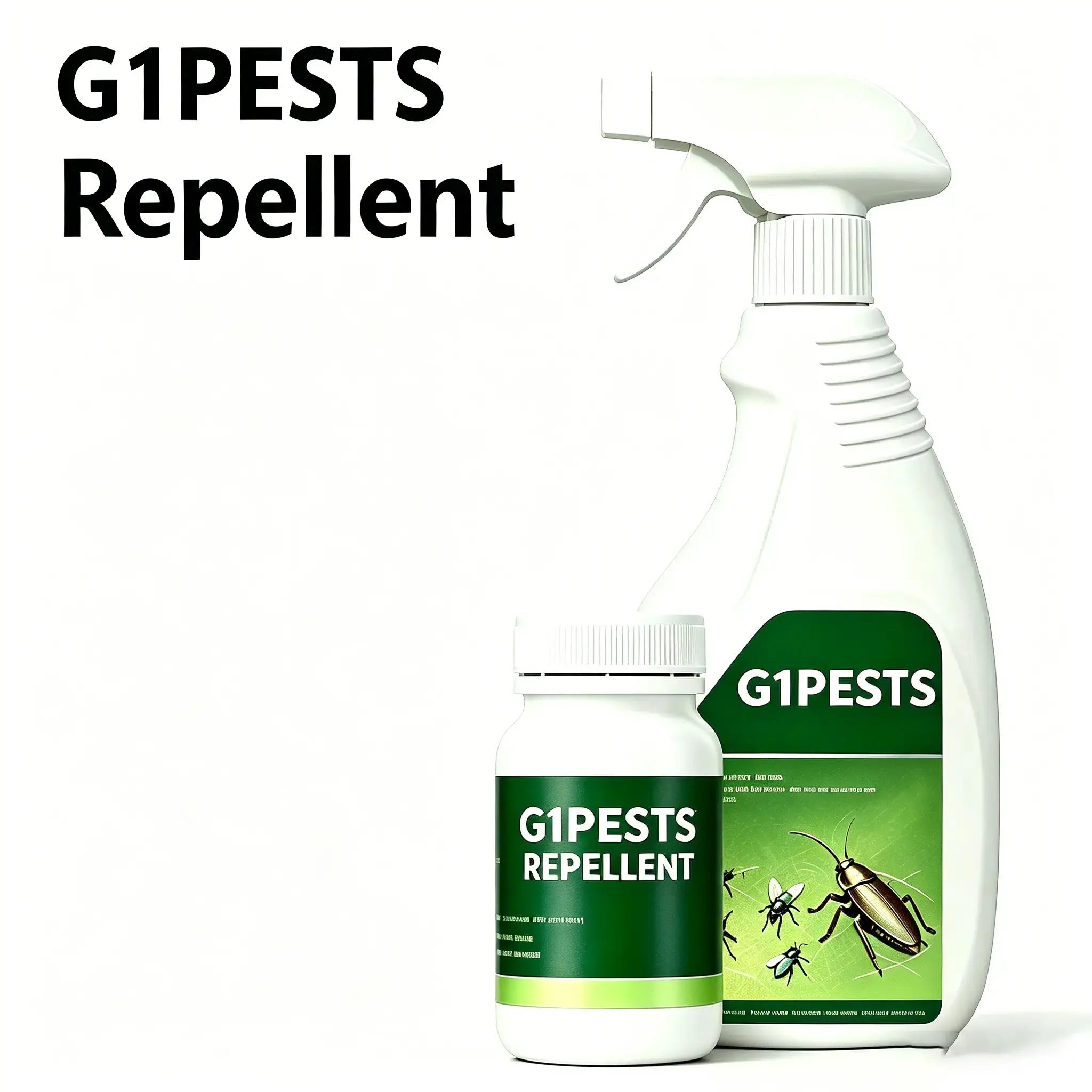 User-Friendly Pet & Family Pest Prevention Kit - Indoors-Outdoors Solution for Ants, Cockroaches, Mosquitoes, Bed Bugs, Flies, Insect Repellent, Spray Mix Makes 1 Gal (Covers 40+ Common Pests)