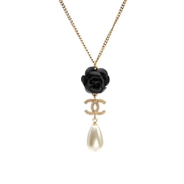 Pre-owned CHANEL 20A CHANEL Camellia Collection Necklace P206437047