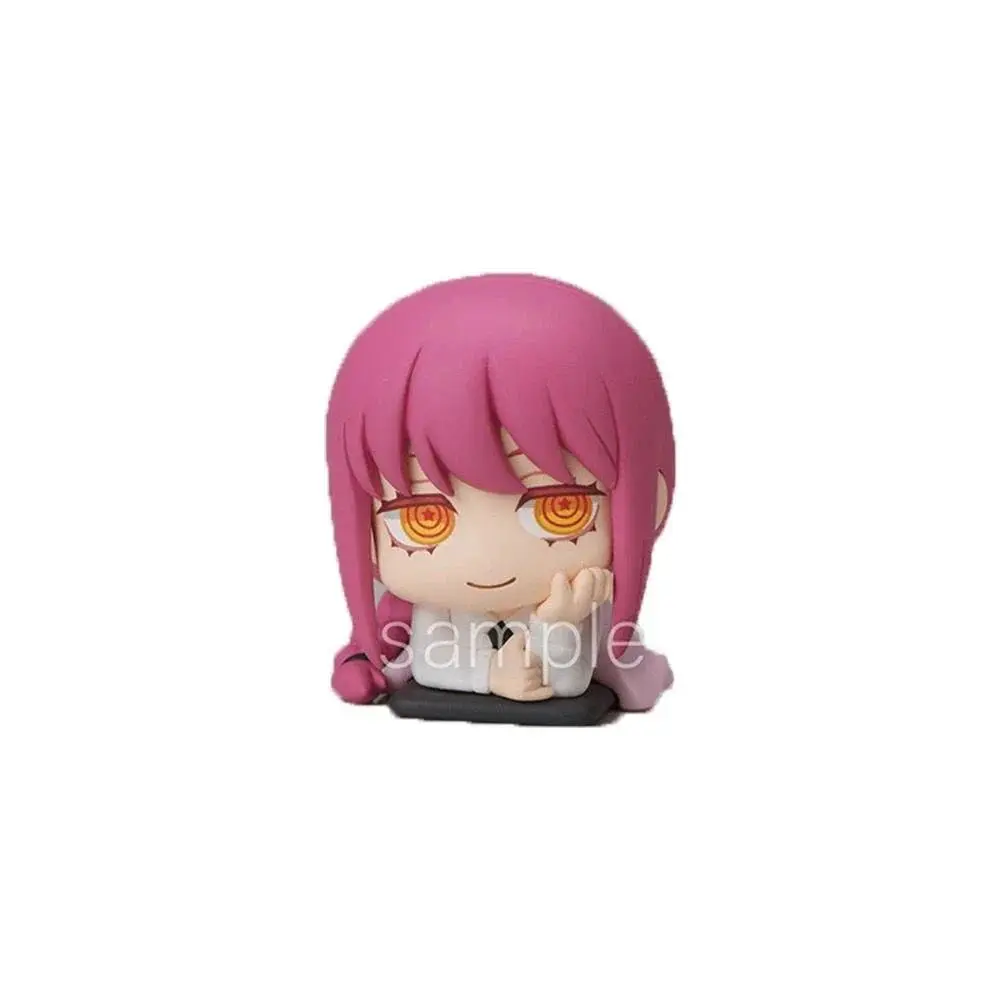 Cute Chainsaw Man Power Figure Anime Aki Denji Statue Makima Sleeping Action Figurine Desk Decoration Table Accessories Toy Gift
