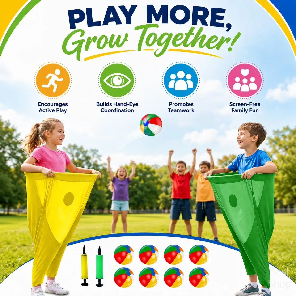 Oversize Granny Pants Yard Game Set 2PC Giant Pants with Bouncy Ball and Pump for Easter Family Party Games Childrens Indoor Lawn Throwing Games Parent Child Game Set Large Outdoor Day Family Fun Party Toss Game Excellent Gift for Kids