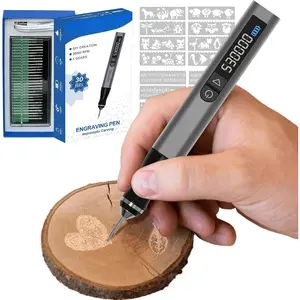 Engraving Pen, Electric Engraving Tool with 30 Bits & 16 Templates for  Users, Engraver Pen for Metal, , Glass and Plastic,  Gifts for Holidays & -Giving