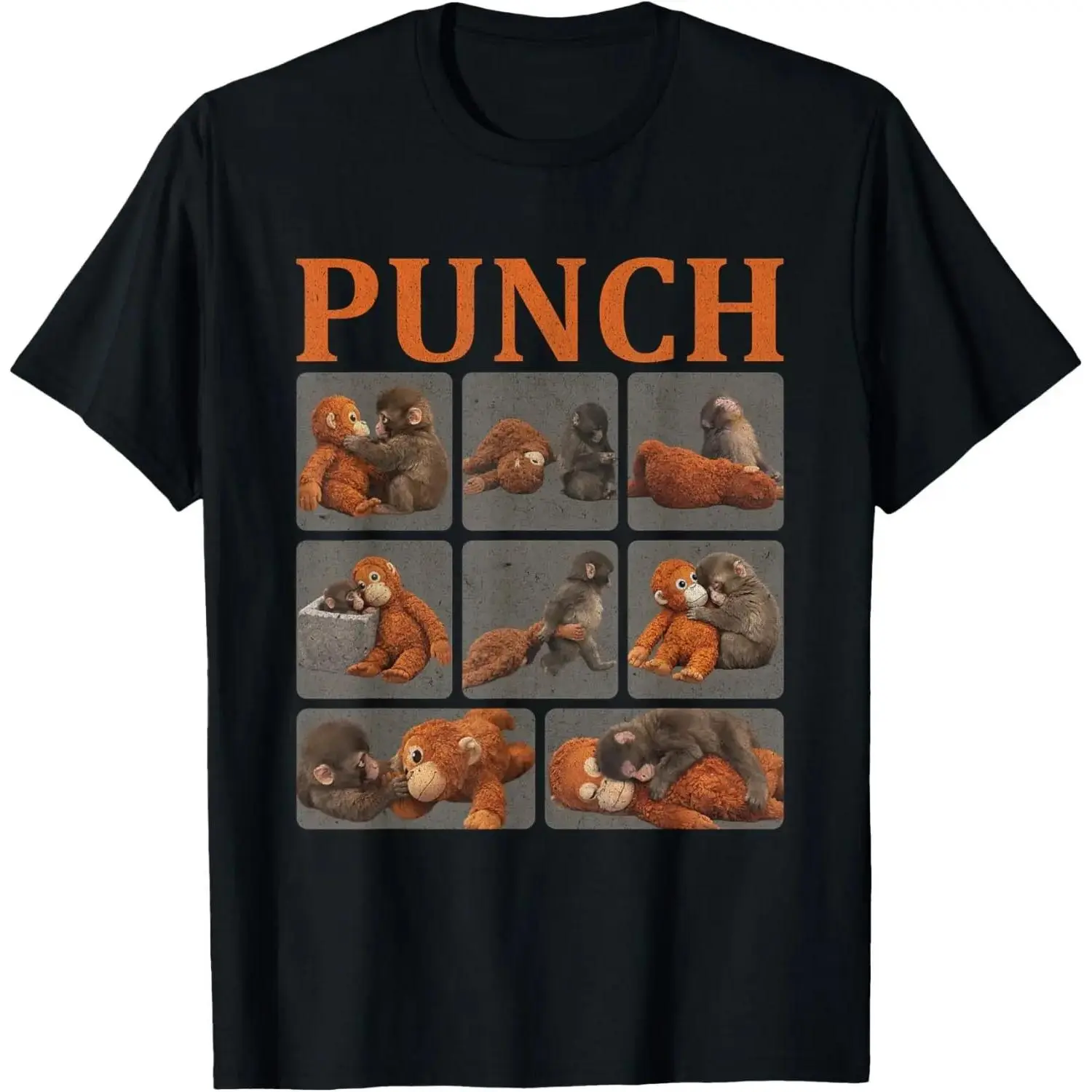 Cute Monkey Punch T-Shirt unisex T-Shirt