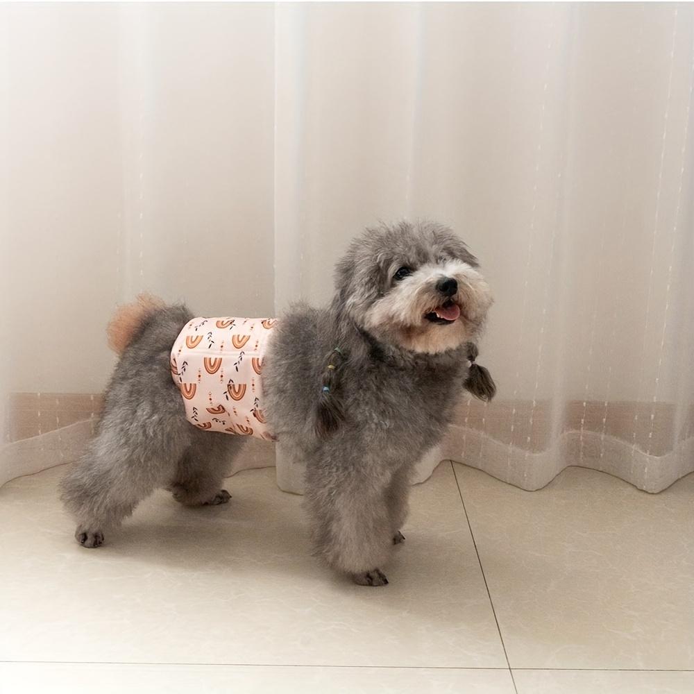 [Reusable Dog Diaper] 1pc Washable Male Dog Belly Bands Reusable Dog Diaper with High Absorbency Liner, Breathable Cloth Underwear for Potty Training