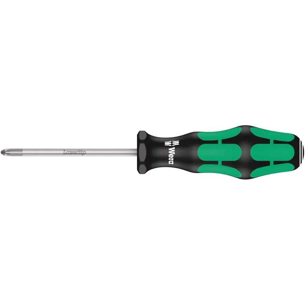 PZ1 Screwdriver for Pozidriv Screws, 80mm Blade, Manual Hand Tool for DIY Repair, Home Repair, and Installation Work, for DIY Repair and Workshop Projects