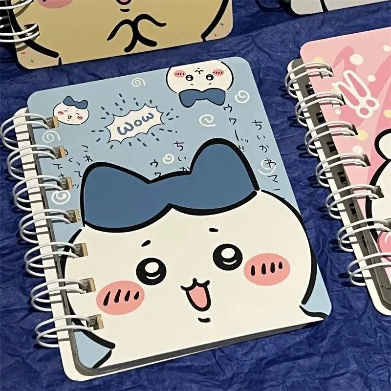 Chiikawa Kawaii Cartoon Spiral Notebook with Stickers Cute Student Diary Journal Planner Stationery Gift for Kids Girls