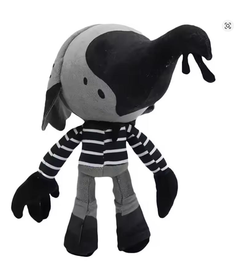 26cm Dandy’s World Plush Twisted Blot Plush Toys Game Peripheral Figure Blot Dolls Birthday Gifts Toys for Kids Room Decor