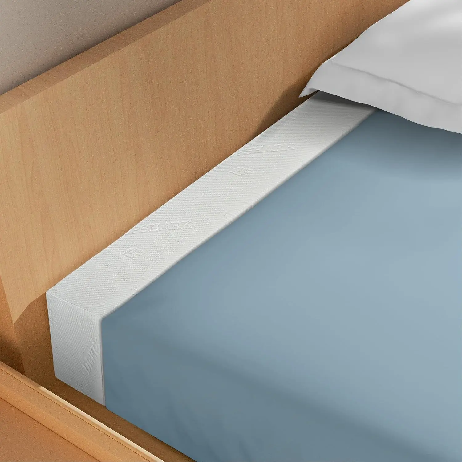 Mattress Gap Filler, Bed Gap Filler for Twin,Mattress Extension for Headboard Seams, Bed Space Cracks White(39"×4"×6", Twin/XL)