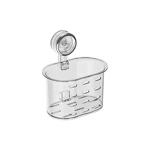 Bathroom suction cup rack, face towel storage box, bathroom high-end wall hanging, no punching, cosmetic storage rack