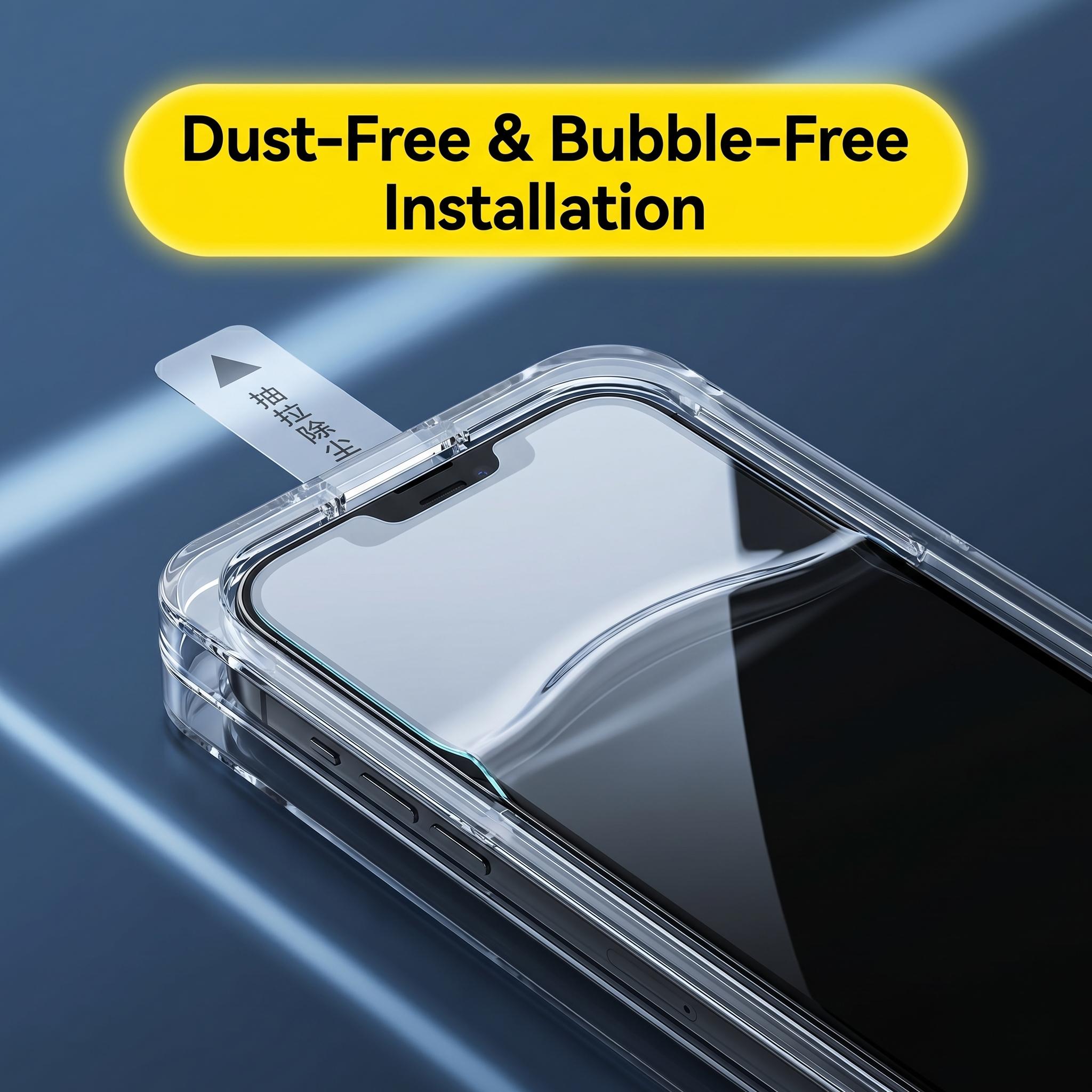 Auto-Align Privacy Screen Protector for iPhone 17 Pro Max, Dust-Free Installation Kit with 9H Hardness, Anti-Spy Tempered Glass Auto-Align Privacy Screen Protector for iPhone 17 Pro Max, Dust-Free Installation Kit with 9H Hardness, Anti-Spy Tempered Glass