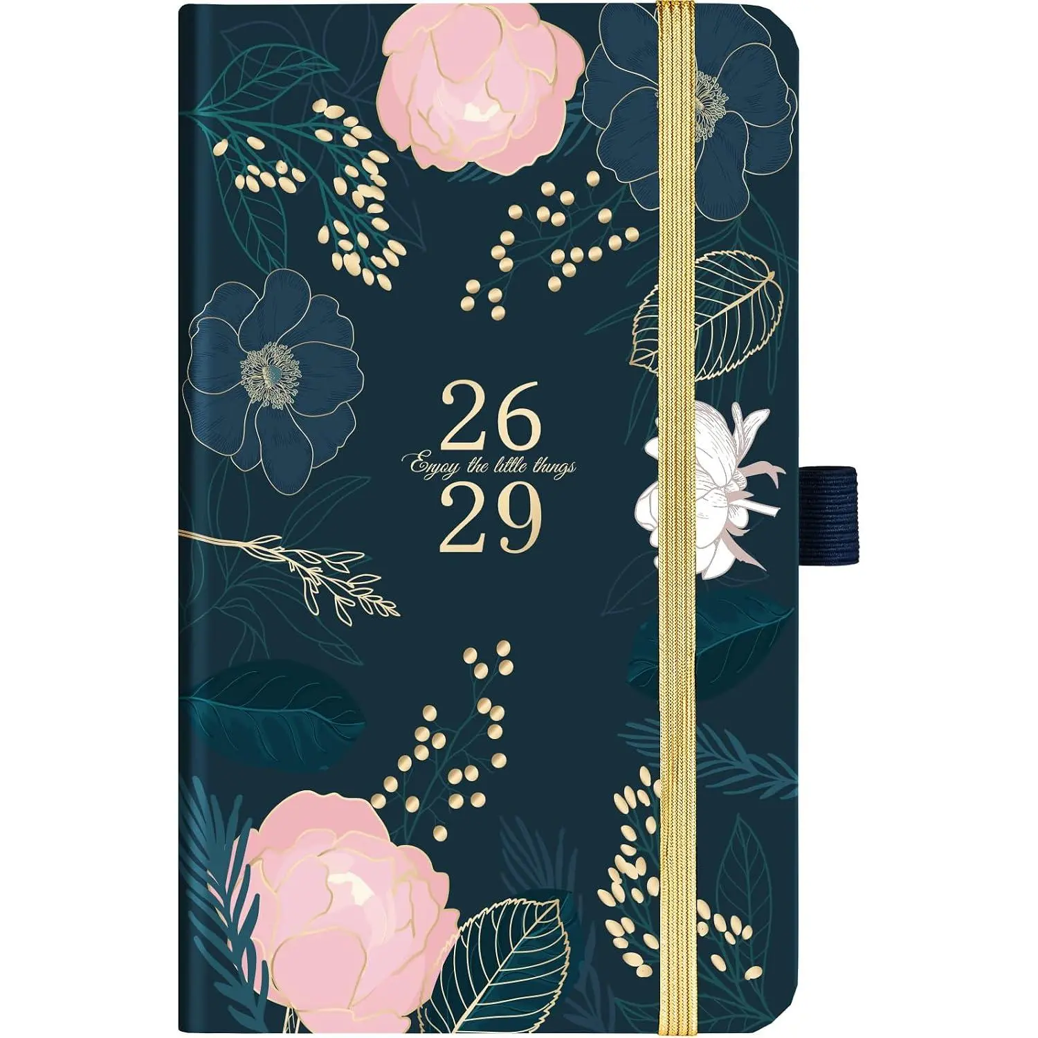 2026-2029 Pocket Planner - 3 Year Monthly Planner 2026-2029, 6.3" x 3.8", JULY 2026 - JUNE 2029, 60 Note Pages, Inner Pocket, Pen Loop, Elastic Closure
