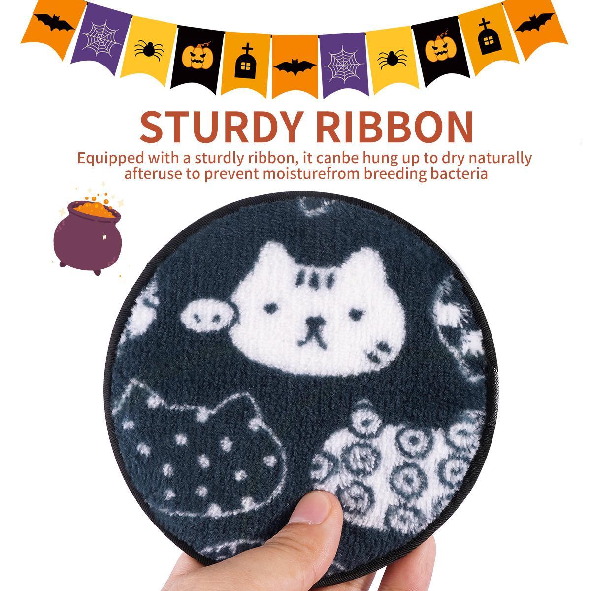 Makeup Remover Powder Puff, 6 Counts/set Reusable & Washable Makeup Remover Puff, Facial Cleansing Puff, Facial Skin Care Tool for Women