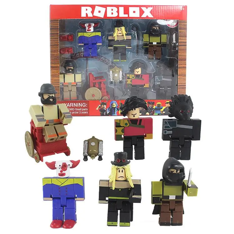 6pcs 2.5 Inch Roblox Werewolf Night Themed Action Figures, Collectible Virtual Dolls With Accessories Gift Box Toy In Stock