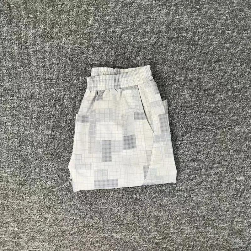 Kyn Apparel Summer Style Casual Fashion Camouflage Breeches Men Women Best Quality Inside Mesh Grey Checkered Shorts