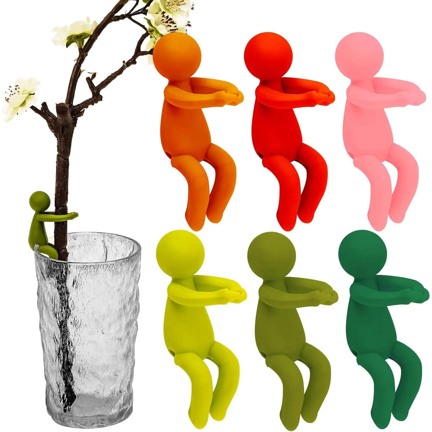 6 count  Propagation ,  Propagation Buddy,   Holder for Shoots, Sprouts and Stems, Cute  Propagation Support Growth Tool for Indoor Garden