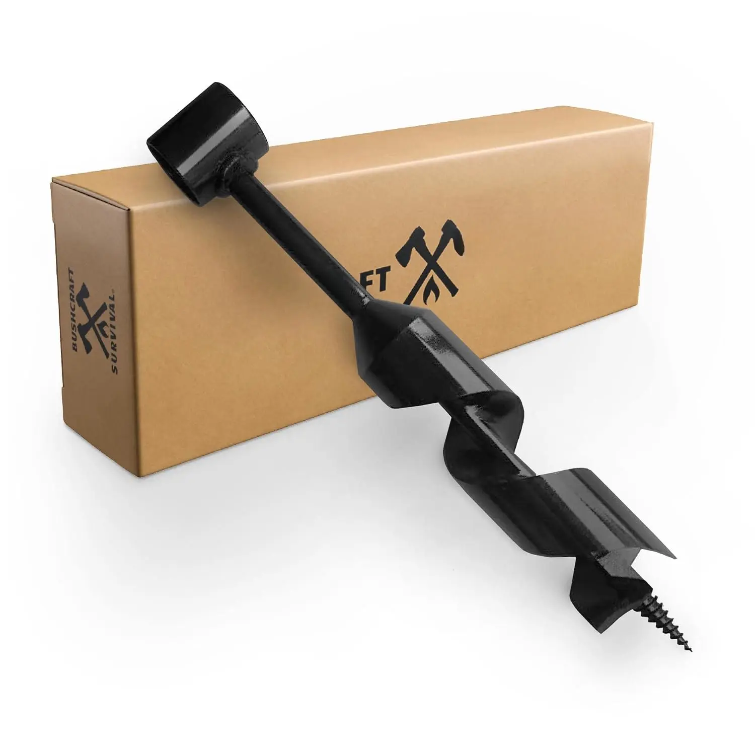 1.5 Inch  Eye Auger | Manual Hand  Auger Drill Bit for Camping & Shelter Building | Heavy Duty Steel ing Tools & Backcountry Gear