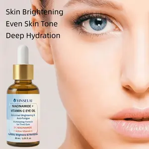 Niacinamide Glowing Eye Oil (30ml) | Illuminating Formula to Hydrate, Brighten & Revitalize Delicate Skin for Tired Eyes