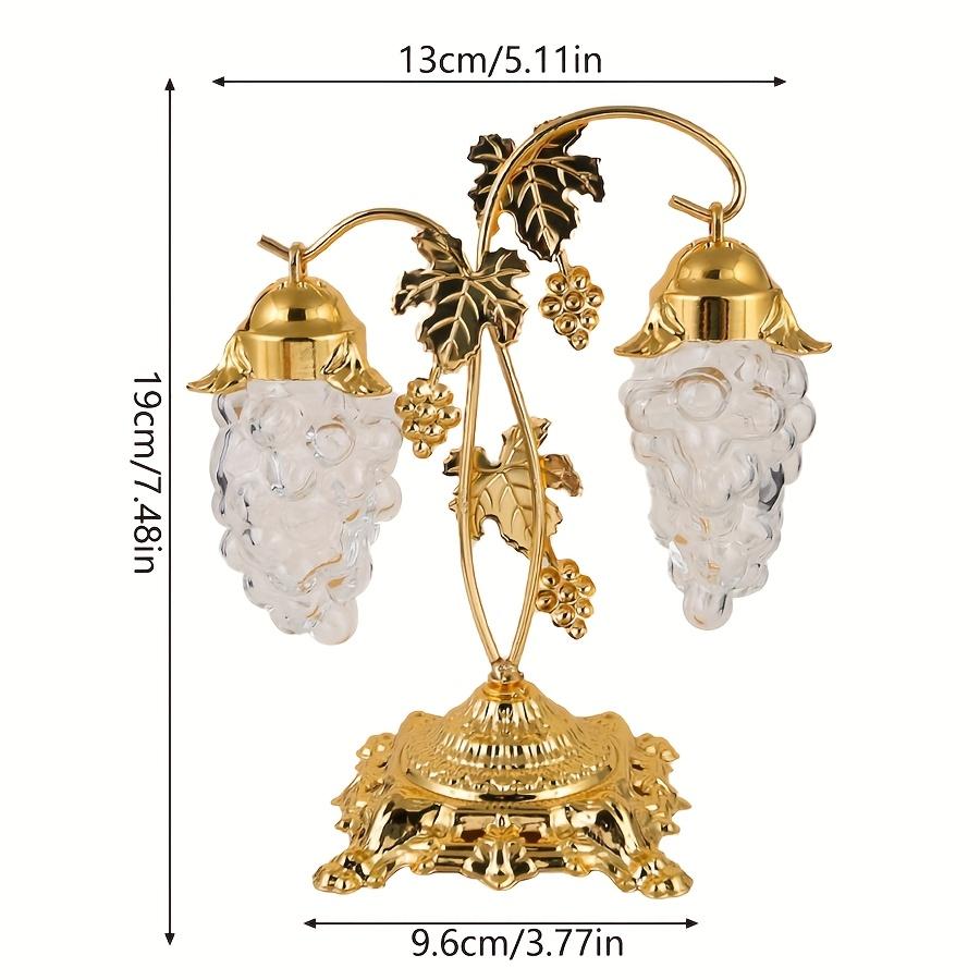 For Kitchen, Restaurant, Living Room & Home Use, Spice Storage & Decoration Solution, Gold Grape Cluster Design Spice Jars, Creative Shape Sealed Dust-proof, Effortlessly Handle Aesthetic Style Spice Storage, Creative Storage Jars