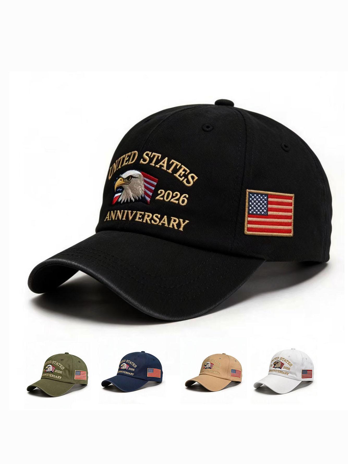 250th Anniversary Twill Baseball Cap Unisex Sun hat  Visor cap