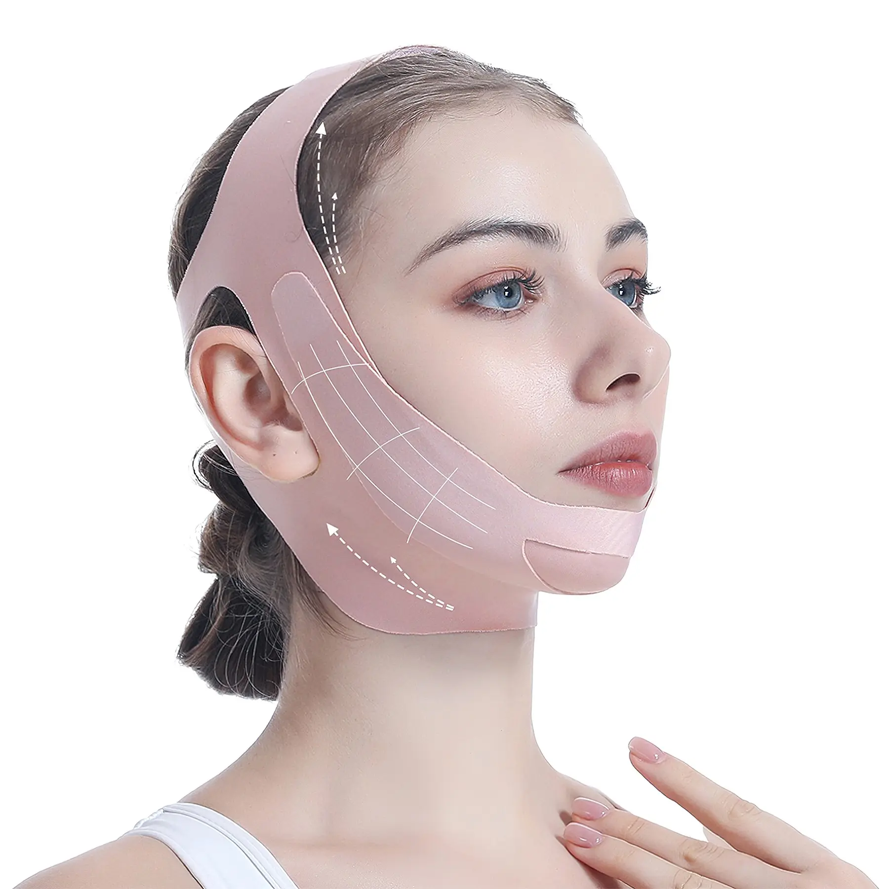 Adjustable Elastic Face Lifting Band, Facial Sculpting Tool, Sleep Pressure Strap, Chin Strap, Comfortable & Effective, Ideal for Daily Use
