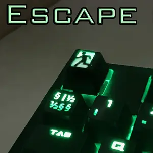 Mechanical Keyboard Esc Keycap, Crafted Gamer Keycap Collection Replacement, Men's Surprise Gift, Valentine's Day Father's Day Gift