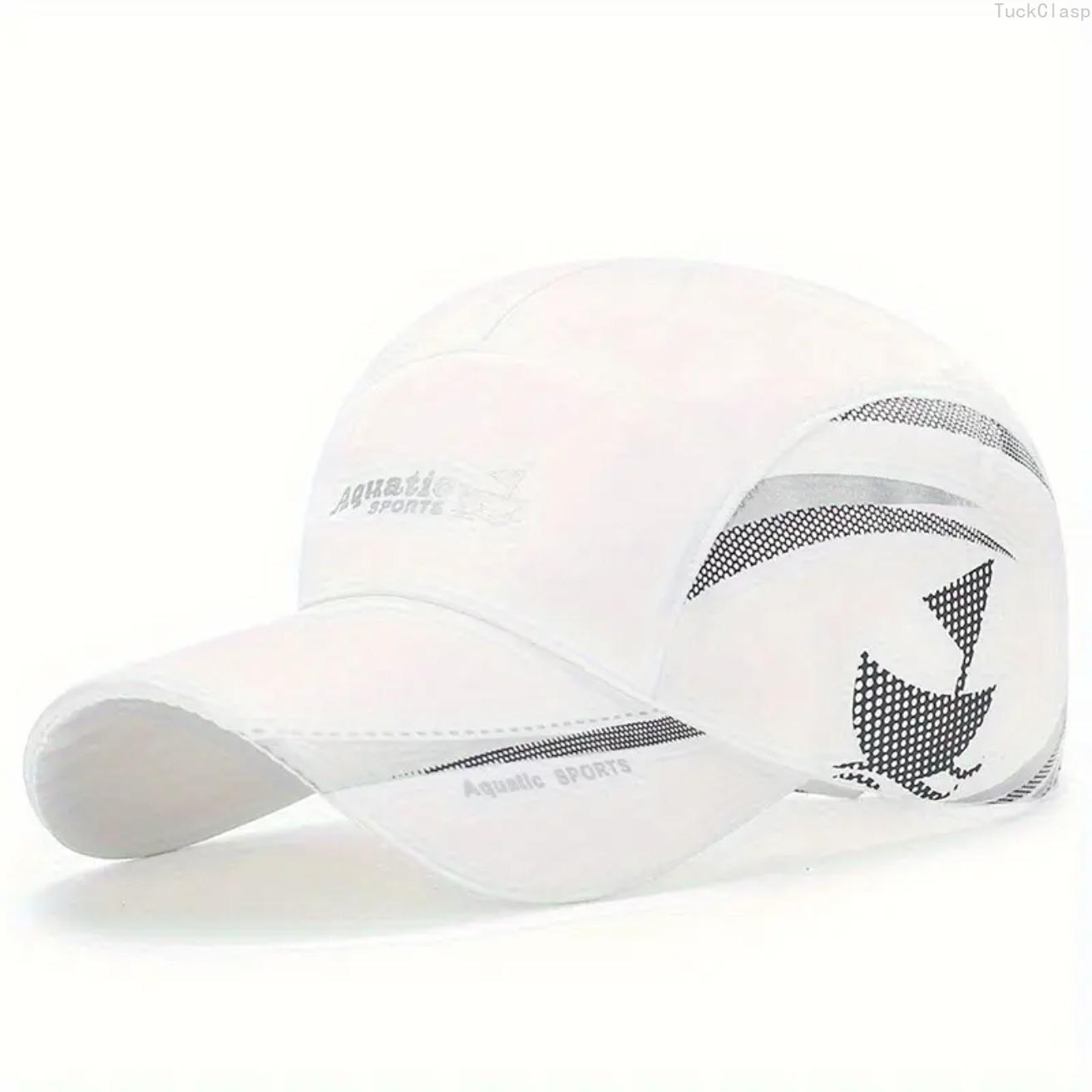 Quick-Dry Performance Baseball Cap, Lightweight Multi-Color Hat with Stylish Sailing Print and Breathable Mesh Back, Outdoor Sports Cap for Fishing, Hiking, Travel, and Everyday Wear