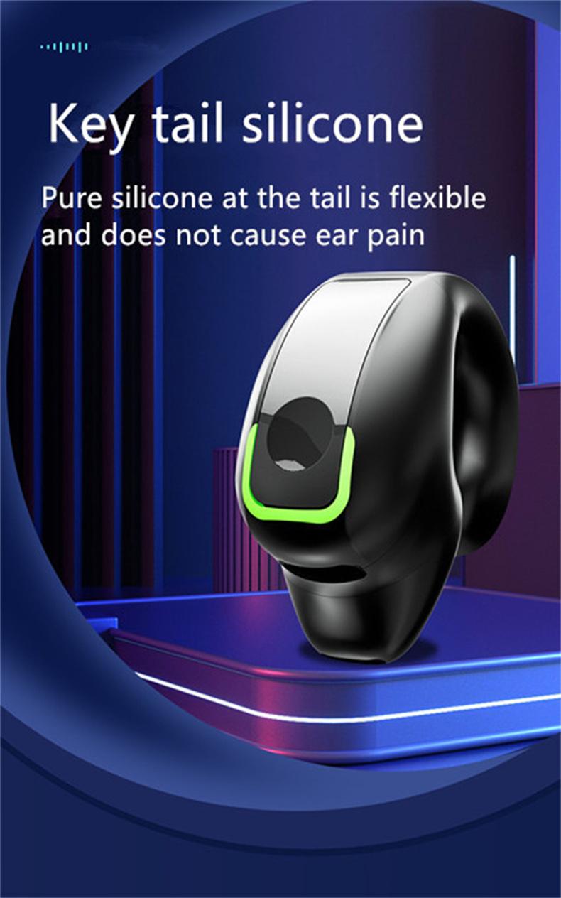 Earphone Clip Wireless Bluetooth Headphone Bone Conduction Headset High Quality TWS Auriculares Sport Noise Canceling With Mic retro mp3 player ear hook design unique gift outdoor party playback time cancelling custom head phones wage accuracy pro earplug