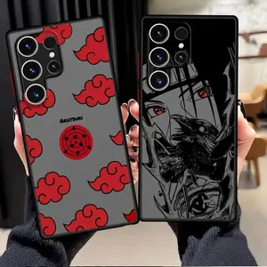 Japan Anime Cloud Itachi Soft Cover Casing for Samsung Galaxy S26 S25 S24 S23 S22 S21 A14 A15 A16 A35 Ultra, Plus, FE Smartphone & Cellphone Devices Accessories