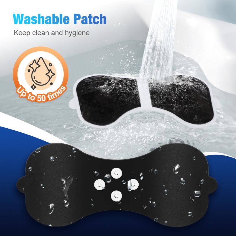 Heated Massage Patch with 3 Temperature Settings, 6 Modes Shoulder Neck Back Waist Leg Muscle Relaxation Pad Menstrual Care Heated Massage Patch with 3 Temperature Settings, 6 Modes Shoulder Neck Back Waist Leg Muscle Relaxation Pad Menstrual Care