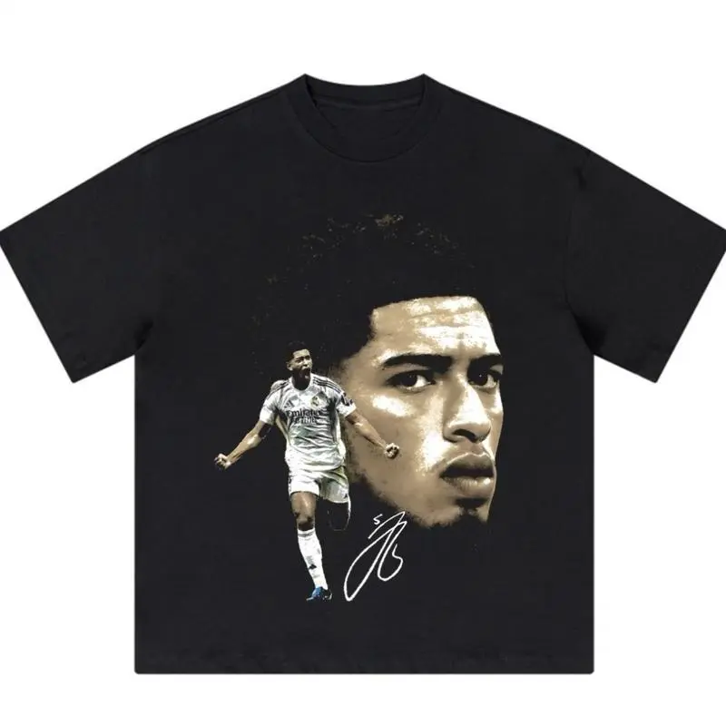 Jude Bellingham T-Shirt, Jude Bellingham Vintage Graphic Tees, Unisex Soccer Shirt, Sport Merch, Football-Soccer Design, Gift For Fan, Cotton comfort Menswear Womenswear Streetwear