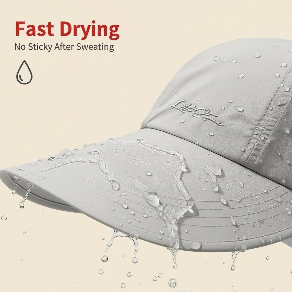 Summer Wide Brim Sun Hat for Men & Women| Lightweight Adjustable Sports Cap| 2-Pack Value