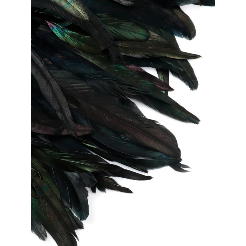 Evil Queen Vampire Witch Cosplay Costume - Women's Feather Collar Cloak Cape - Medieval Dark Princess Halloween Costume for Women Womenswear Clothing