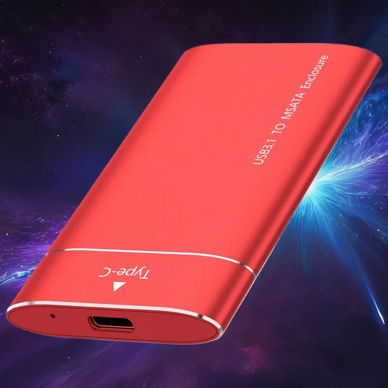 High Speed External Portable Storage SSD Drive 500G 1TB 2TB 4TB Compact External Hard Disk For Digital Data Storage