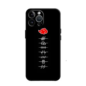 Naruto Weapon-Themed Liquid Silicone Phone Case – Premium, Skin-Friendly, Full-Coverage, Shockproof – Compatible with iPhone 12, 13, 14, 15, 16, and 17