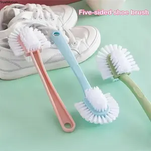 5-Sided 360 Degree Shoe Brush, All-Round No Dead Ends Decontamination Multifunction Household Cleaning Brush
