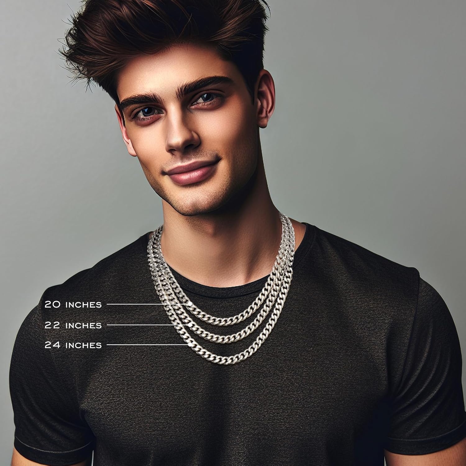 Cuban Link Chain for Men 7mm Silver Chain for Men Miami Cuban Mens Silver Chain,925 Sterling Silver/14K Gold Plated and 316L Stainless Steel 20/22/24/26/28/30 Inches Silver/Gold Chain for Men Necklace Cuban Link Chain for Men 7mm Silver Chain for Men Miami Cuban Mens Silver Chain,925 Sterling Silver/14K Gold Plated and 316L Stainless Steel 20/22/24/26/28/30 Inches Silver/Gold Chain for Men Necklace